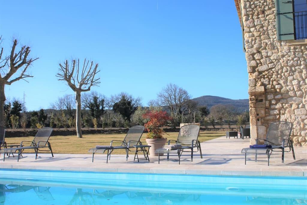 Villa Mas En Campagne Mallemort Exterior foto
